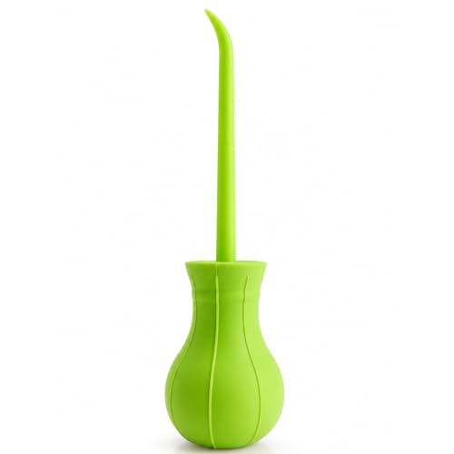 Diatomaceous Earth Applicator Duster, Refillable Powder Duster Bulb for Garden, Plants, Coops & Home, Multi-Purpose Hand Powder Dispenser with Angled Tip for DE & Dry Powders | Lilly's Naturals