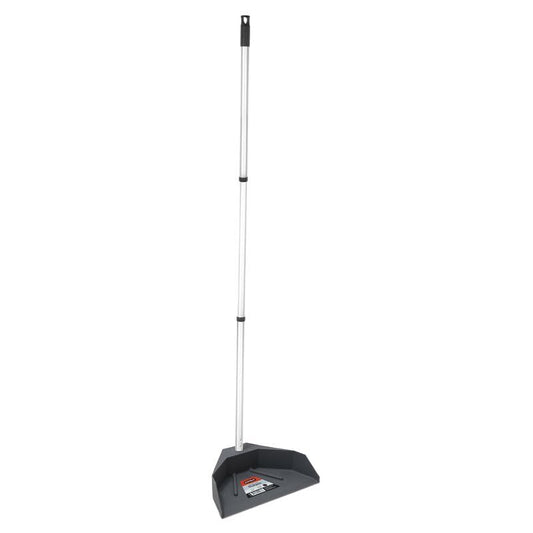 Silicone Dust Pan with Handle Lobby Dustpan with Long Handle Stand Up Dustpan, 48" 3-Part Long Handle, By Superio - style: Dustpan with 3 Part Handle