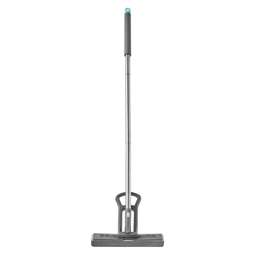 VEVOR Sponge Mop, High-Density PU Sponge Mop with 1 Pcs Sponge Mop Replacement, Easy to Squeeze Sponge Mop with Hook & Loop for Head Change, Fit for Various Floors’ Cleaning