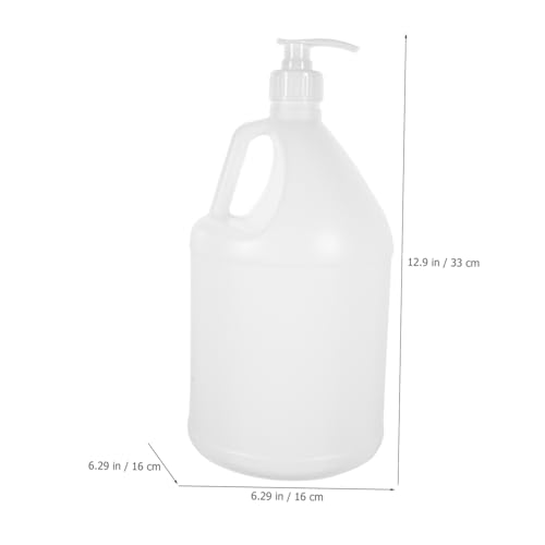 Mikinona Reusable Jug Container with Detachable Mouth for Easy Filling Handheld Liquid Dispenser for Detergent Storage Leak and Versatile for Laundry