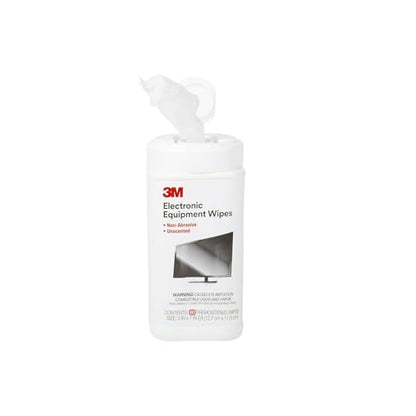 3M Antistatic Wipes, 80-Count Canister, Safe for Use on Most Electronic Devices (CL610)
