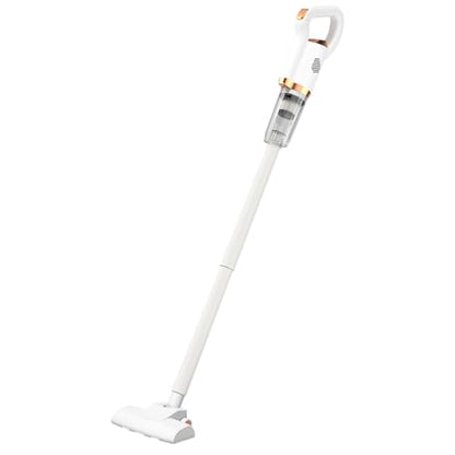 Powerful Cordless Vacuum Cleaner, Quiet Rechargeable Stick Vacuum Electirc Broom Dust Catcher for Pet Hair, Carpet