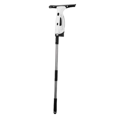 Rengue Electric Vacuum Squeegee Cleaner, Strong Suction Handheld Tool with Wastewater Collection and Adjustable Length for Easy Window