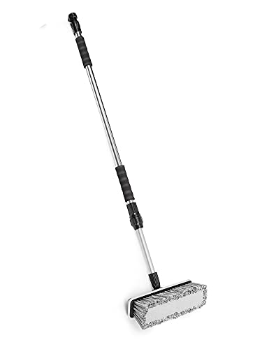 Harper 37518700 All-Purpose Scrubbing & Squeegee Brush Set with 10 in. Wash Brush with Flow-Through Handle, 24 in. Floor Squeegee, 10 in. Deck Brush and 8 in. Handheld Scrub Brush - style: All-Purpose Scrubbing Cleaning Set