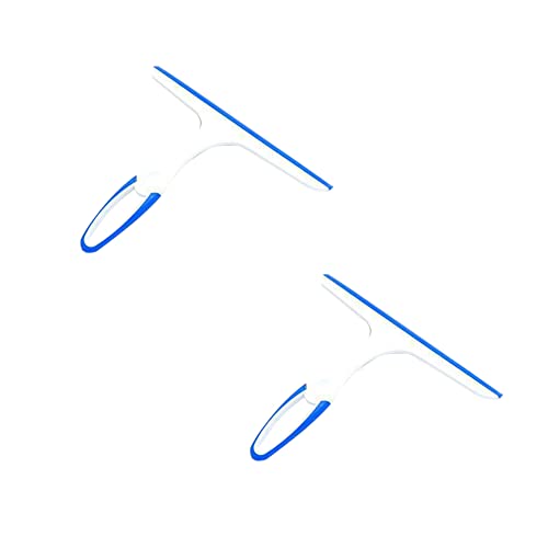 Magik 1-2 Pcs Super Flexible Silicone Squeegee Car Windshield Window Home Cleaning (2 Pack, Blue) - color: Blue, size: 2 Pack