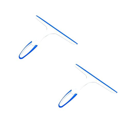 Magik 1-2 Pcs Super Flexible Silicone Squeegee Car Windshield Window Home Cleaning (2 Pack, Blue) - color: Blue, size: 2 Pack