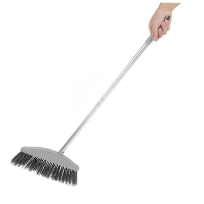 GARVALON Long Handle Dust Broom Hair Removal Sweeper for Carpet Kitchen Floor Cleaning Broom Soft Bristles