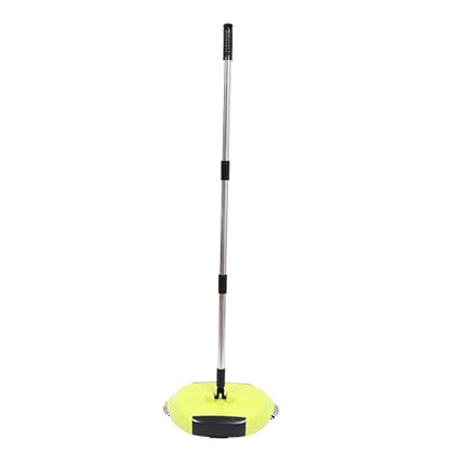 Manual Carpet Sweeper Mini Hand Push Sweeper 3 in 1 Household Cleaning Lazy Dustpan Trash 0¡ã Rotating Floor Cleaning Mop (Random Color)