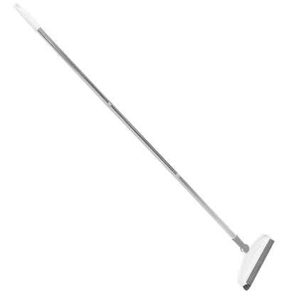 SHINEOFI Long Handle Floor Scrubber Brush with Stiff Bristles for Bathroom and Kitchen Grout Cleaning, 126Cm Sturdy Scrub Brush for Tile Floor and Hard-to-Reach Corners