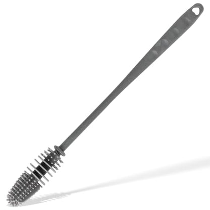10.62" Gray Cup Cleaner Brush – Long Handle for Water Bottles, Thermos, Sports Bottles, and Narrow Containers