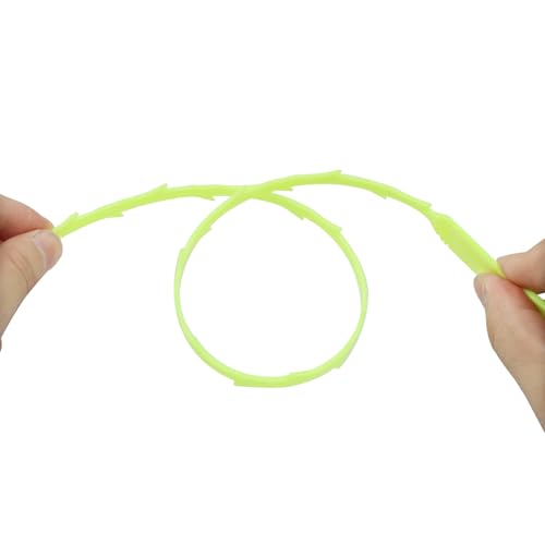 3 Pack 20 Inch Drain Clog Remover Snakes, Hair Cleaning Tool Effective Drain Snake Auger Tool for Sink, Shower, Bathtub, and Toilet(Green) - color: Green