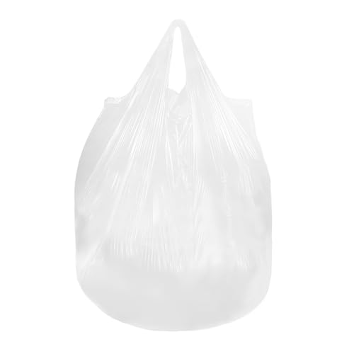 WAIKAS 4 Gallon Trash Bag with Handles, Pack of 88, Multipurpose Small Garbage Bags for Home, Office, 43x58cm,3.8g/pcs, Unscented, White - color: White, size: 88 Count (Pack of 1)