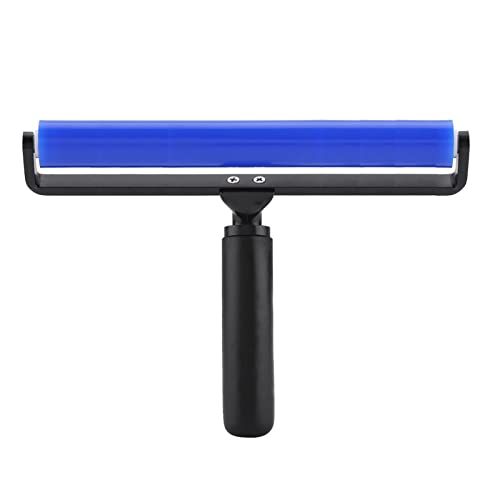 Dust Removal Roller, Blue Silicone Manual Roller Antistatic Cleaner Tool Silicone Roller Screen Film Roller Manual Cleaner Tool for Household Bedroom Living Room Office (12 Inch)