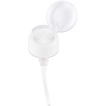 7oz Clear Push Down Pump Dispenser Empty Refillerble Bottle with Flip Top Cap - for Nail Polish, Travel, Cosmetics Packaging - color: Clear, size: 7 Ounce - 1 Bottle