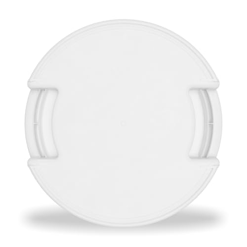 Winco Heavy-Duty Round Waste Container/Trash Can, 10 Gallon, White - color: White, size: 10 Gallon