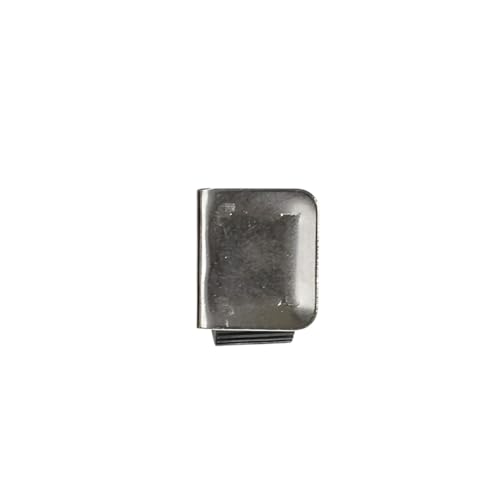 TrueCraftware-2-5/8" x 2" x 1-1/8" Single Mop Holder Nickel Plated- Replacement Holder Assembly for Mop Broom Racks Utility Cabinets Garage Storage System Garden Kitchen Tool Organizer