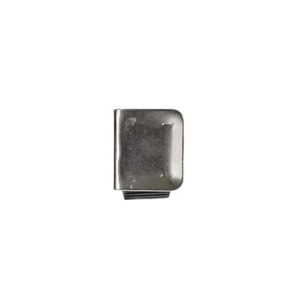 TrueCraftware-2-5/8" x 2" x 1-1/8" Single Mop Holder Nickel Plated- Replacement Holder Assembly for Mop Broom Racks Utility Cabinets Garage Storage System Garden Kitchen Tool Organizer