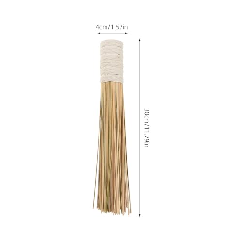 Beaupretty 2pcs Dish Washing Brush with Handle Palm Scrubber for Pots and Woks Strong Bristles Kitchen Cleaning Brushes for Home Use