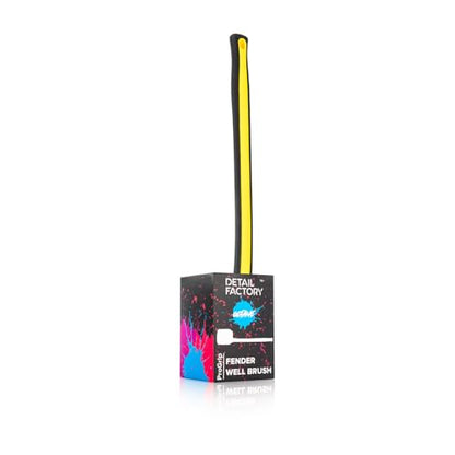 Detail Factory - Fender Well Brush - Ergonomic ProGrip Handle, Stiff Synthetic Bristles, Ergonomic Design, Clean Your Wheel Wells with Ease - Live Wire - color: Live Wire