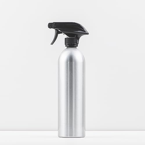 Aluminum Spray Bottles (3 Pack) 20oz - Silver Metal Aluminum Refillable Spray Bottles, Cleaning Solution, Hair, Plants, Gardening, BBQ Grill, Restaurants, Cooking (New Updated Sprayers)