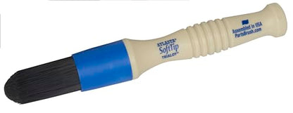 Parts Brush™ AS101 Atlasta Soft Bristle Brush for Cleaning auto Engine Parts, Small Motors, Car Exteriors and Interiors, Boats, Household Grime, etc.