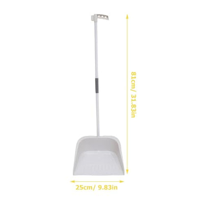 Healifty Broom Heavy Duty Dustpan Broom Set Household Floor Cleaning Tools Broom Dustpan Set 1 Set White - color: Color2