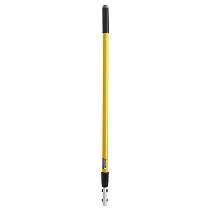 Rubbermaid Commercial Products HYGEN Quick-Connect Adjustable Extension Handle/Pole, Lightweight Cleaning Tool for Floors/Walls/Ceilings/Windows for Janitorial/Residential/Commercial/Business, Yellow