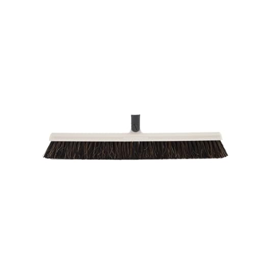 Horse Hair Broom Head – 18" Thin, Narrow (1 Inch) Upright Swivel Broom Head for Hardwood Floors – Soft Bristle Dust Broom for Dog Hair – Head ONLY - color: Horsehair, size: 18"