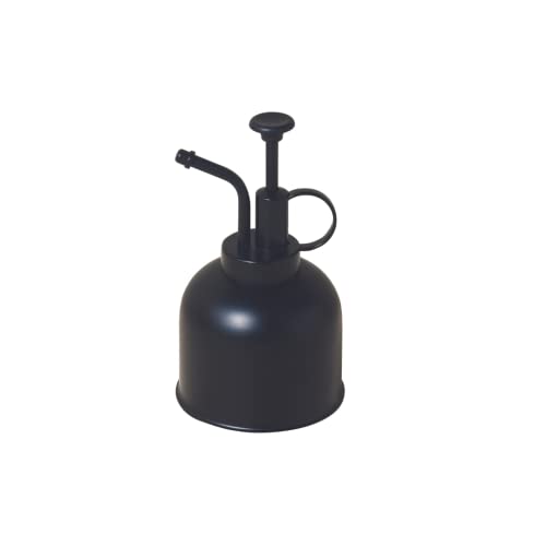 Modern Sprout Plant Mister, 8 oz Indoor Watering Can, Aesthetic Plant Sprayer & Water Mister Spray Bottle, Garden Watering Can for Seed Starting, Vintage-Inspired Gift for Green Lovers - Matte Black - color: Matte Black