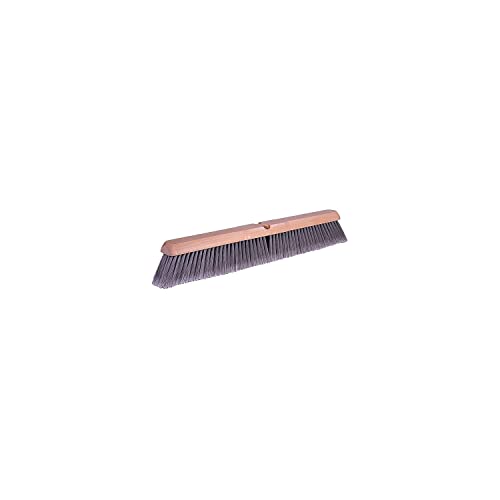 Weiler 42042 24" Fine Sweep Floor Brush, Flagged Silver Polystyrene Fill, Natural - size: 24", style: Polystyrene