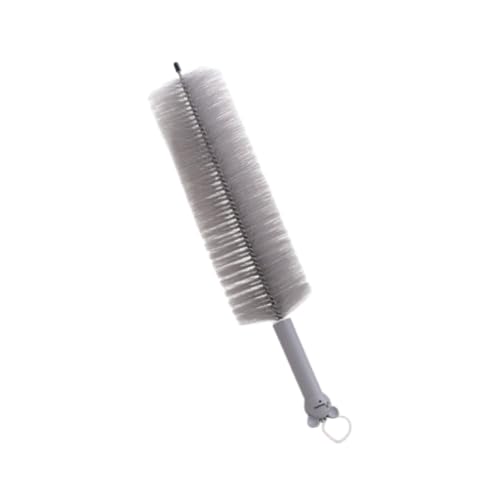 2026 Upgraded Fan Cleaner Brush – Bendable Dusting Tool for Blinds & Electronics, Reusable Microfiber Dust Collector, No-Disassembly Deep Cleaning for AC, Vents (Blue) (Gray) - color: Gray
