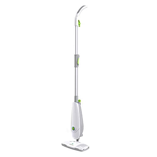 Steamfast SF-162 Light Weight Steam Mop, Natural Sanitization, Hardwood/Laminate/Tile/With Carpet Glider Spot Clean Accessory, Washable Mop Pads