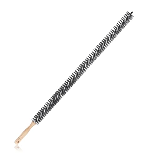 Radiator Cleaning Brush, Flexible Wood Handle Radiator Duster Brush Long Handled Dryer Lint Brush Radiator Duster Radiator Cleaner Brush Dryer Vent Brush for Radiator