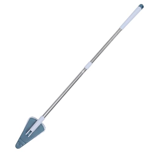 Bathroom Floor Cleaning Brush Long Handle Hard Bristle Tile Scrub Brush Dark Blue Multi-Purpose Floor Cleaner for Bathtub and Toilet Cleaning