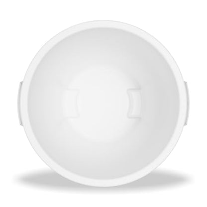Winco Heavy-Duty Round Waste Container/Trash Can, 20 Gallon, White - color: White, size: 20 Gallon