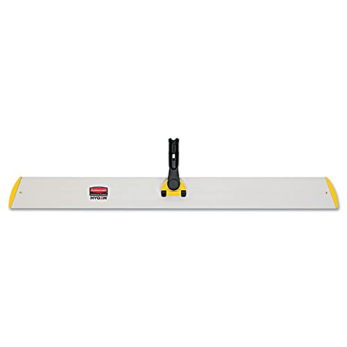 Rubbermaid Commercial Products HYGEN Microfiber Quick-Connect Mop Frame - 36 Inch, Silver, for Janitorial/Professional/Industrial Heavy-Duty Floor Cleaning/Mopping/Dusting, Plastic - size: 36-Inch (Silver)