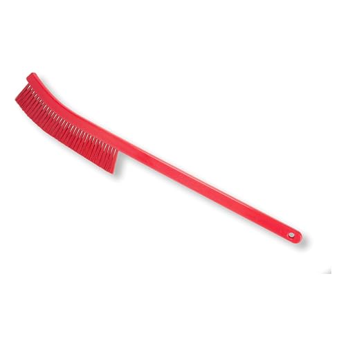 SPARTA Plastic Narrow Radiator Brush for Dusting Between Radiators, Vents, And Ducts, 24 Inches, Red, (Pack of 6) - color: Red, size: 24 Inches (Pack of 6)