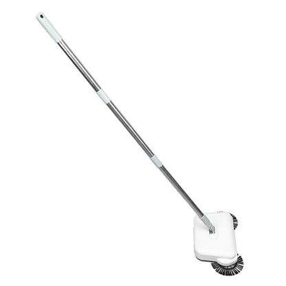 Carpet Sweeper Handheld Sweeper 2 in Hand Push for Hardwood Tile Floors 360 Rotating Manual Wet Dry Mop Lightweight Quiet Sweeping Ideal for Quick