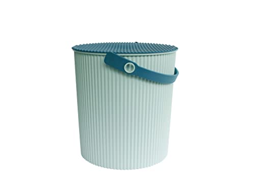 Yawata Kasei 228349 Omniutti Bucket with Lid, Blue, LL, 7.1 gal (20 L), Sceltevie omnioutil Scandinavian - color: Blue, style: LL Size: 6.5 gal (20 L)