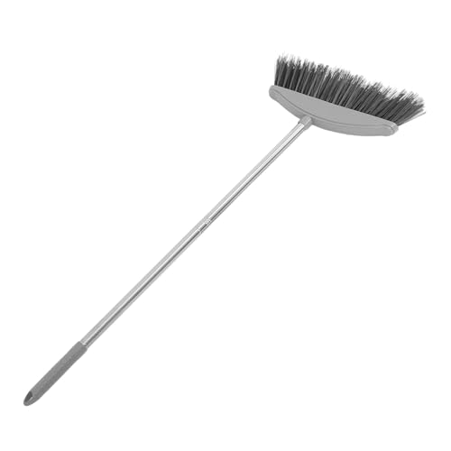 OSALADI Heavy Duty Outdoor Sweeping Broom with Long Ergonomic Handle Soft Bristle Dust Brush for Floor and Pet Hair Cleaning Rotatable Handle Household Cleaning Tool