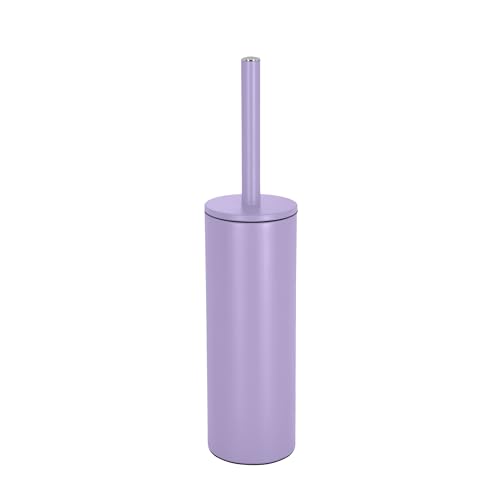 Spirella Akira Toilet Brush with Holder Stainless Steel Lavender Matt - color: Purple.