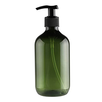 Empty Pump Bottle Refillable Lotion Shampoo Liquid Dispenser Shower Gel Container 300ml Green