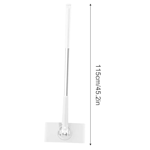Zero S nap Grip Mini Mops, Retractable Ga p Dust Cleaner Flat Mops with 360° Rotating Head & Sweeping Cloths for Gaps & Multi- for Kitchen Bathroom Car Floor Home - color: White-l