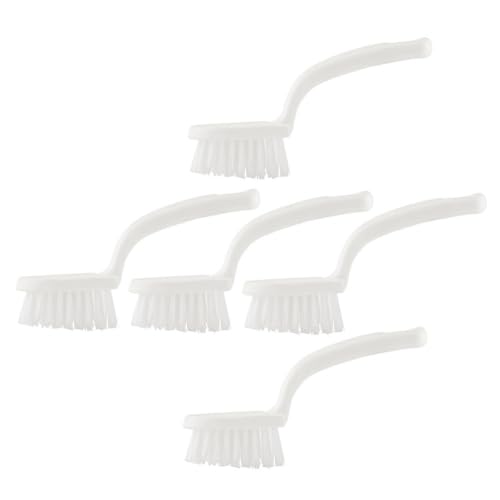 Ipetboom 5pcs Crevice Cleaning Brushes for Window Slots and Floor Gaps PP Handle Narrow Space Scrubbers for Countertop and Groove Cleaning Comfortable Grip Household Tool