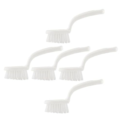 Ipetboom 5pcs Crevice Cleaning Brushes for Window Slots and Floor Gaps PP Handle Narrow Space Scrubbers for Countertop and Groove Cleaning Comfortable Grip Household Tool