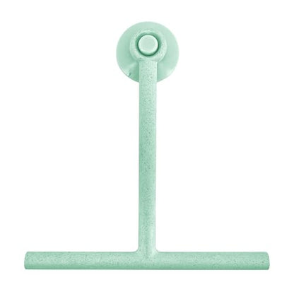 Splash Home Jasmine Bamboo Fiber Shower Squeegee, Blue - color: Blue