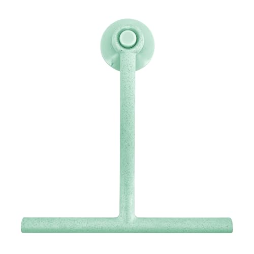 Splash Home Jasmine Bamboo Fiber Shower Squeegee, Blue - color: Blue