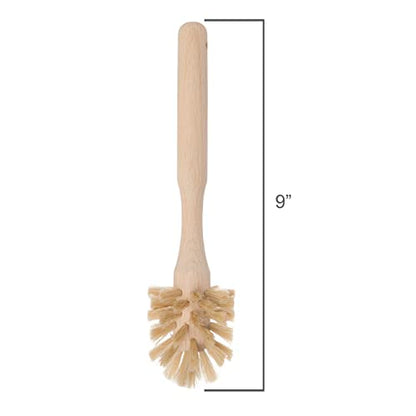 Redecker Espresso Cup Cleaning Brush, Soft Horsehair Bristles, 8.5 Inch Brush for 2 to 4 oz Cups, Made in Germany - size: 8-2/3-Inches