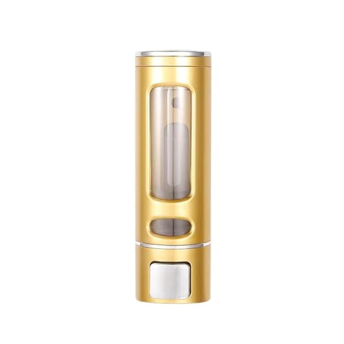 Liquid Soap Dispenser Wall Mount, 1 Chamber Bathroom Shower Pump Dispenser,Press Manually Lotion Soap Dispenser Use for Shampoo, Soap, Conditioner, Shower Gel, for Bathroom Kitchen Hotel (Gold) - size: 1 Chamber
