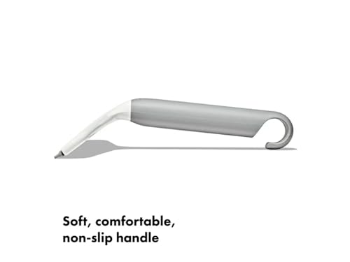Household Squeegees with Silicone Blade, 10-Inch Shower Door Wiper with Non-Slip Handle & Hanging Hook, Streak-Free Window Cleaner for Glass, Tiles & Car Windows